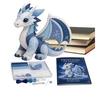 Genérico Felt Animal Sewing Kit | DIY 3D Mythical Creatures Toys | Arctic Winter Theme Animal Craft Kit | for Adult Youth Beginner Birthday Bookshelf Desktop Dorm Car Interior