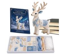 Genérico Felt Animal Sewing Kit - DIY 3D Mythical Creatures Toys, Arctic Winter Theme Craft Set with Pre-Cut Shapes, Educational Sewing Project, Fun Creative Surprise for Adult Youth Beginner