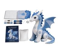 Genérico Felt Animal Sewing Kit - DIY 3D Mythical Creatures Toys, Arctic Winter Theme Craft Set with Pre-Cut Shapes, Educational Sewing Project, Fun Creative Surprise for Adult Youth Beginner