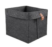Genérico Felt Basket, Storage Organizer, 9×9×10 inches Soft Container, Foldable Design, 12L Capacity for Toys, Closet Storage, Nursery Items, Home Organization, Kids Room, Space Saving, Lightweight
