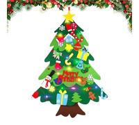 Genérico Felt Christmas Tree, My First Christmas Tree, Creative Felt Tree Decor, Christmas Wall Decorations, LED String Light Decorations, Kids Christmas Decor, Felt Tree For Kids, Holiday Wall Art