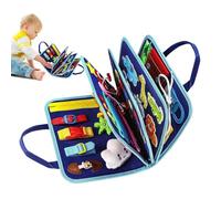 Genérico Felt Learning Board - Interactive Motor Skills Toy, Libro di attività ispirato a | Binder occupato in età prescolare, gioco di viaggio Educativo per Bambini, allenatore di movimento raffina