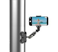 Genérico Fence Mount For Phone - Adjustable Magnetic Smartphone Bracket, High- Chain Link Camera Clip, Baseball & Tennis Recording Gear, Heavy-Duty Fence Post Mount | For Football Basketball