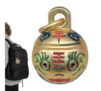 Genérico Feng Shui Pendant Luck Amulet Brass Gourd Bracelet Charm Copper Material Handmade Jewelry for Prosperity, Success, and Good Fortune Unique Ornament for Women & Men