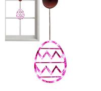 Genérico Fenster Licht - 18 x 13 cm Hängend Osterhasen Dekoration | LED Osterei Lichterkette Mit Saugnapf | Raum Wand Fensterdekoration Für Ostern Party Zimmer Haus