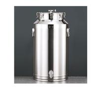 Genérico Fermentador de Gran Capacidad de 88 L con asa, Barril metálico de 40 x 74 cm, Tapa y Grifo sellados, Recipiente de Acero Inoxidable para almacenar líquidos en la Cocina, elaboración de cerve