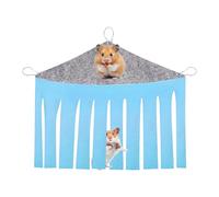 Genérico Ferret Hammock Bed, Squirrel Shelter, Multifunctional Pet Habitat, 17.72x12.4x10.63 Inches, Cozy Sleeping Nest, Hanging Play Space, for Hamster, Chinchilla, Dwarf, Sugar