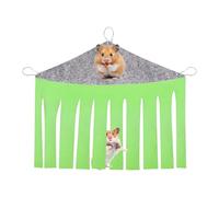 Genérico Ferret Hammock Bed, Squirrel Shelter, Multifunctional Pet Habitat, 17.72x12.4x10.63 Inches, Cozy Sleeping Nest, Hanging Play Space, for Hamster, Chinchilla, Dwarf, Sugar