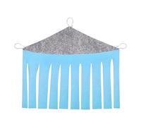 Genérico Ferret Hammock, Small Animal Cage, Cozy Hanging Bed, Washable and Reusable Design for Sugar Glider, Chinchilla, Squirrel, Dwarf Pets, 17.72x12.4x10.63 Inches, Green, Blue, Purple