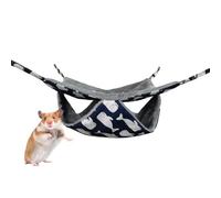 Genérico Ferret Hammock, Soft Washable Hanging Bed for Small Animals, Plush Cage Accessory with Durable Hooks, Comfortable Sleeping Hammock for Hamster, Chinchilla, Rabbit, Squirrel, Sugar Glider