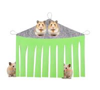 Genérico Ferret Hammock, Squirrel Hideouts, Multifunctional Hide, 17,72 x 12,4 x 10,63 pulgadas Cozy Sleeping and Playing Space for Hamsters, Chinchillas, Dwarf Hamsters, Sugar Gliders