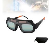 Genérico Fertilvrsus Solar Auto-Darkening Welding Goggles - Eye Protection With Smart Light Control,Anti-Fog, Suitable For Gas Welding,Cutting (True color lenses)
