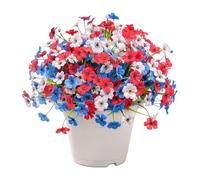 Genérico Festive Bloom Display - Patio Decoration for Holiday Cheer | DIY Outdoor Artificial Flowers, Vibrant Seasonal Arrangement, Easy Setup Design, Porch Balcony Garden Accent for Home