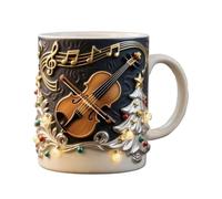 Genérico Festive Coffee Mugs, Christmas Tea Cups - Resin Novelty Drinkware For Morning Routine Birthday Party Seasonal Celebrations Work Relaxing Moments Weekend Leisure