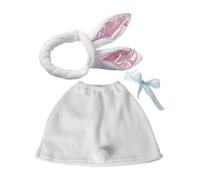 Genérico Festive Poultry Attire, 23-Inch Easter Goose Outfit, Rabbit Ear & Bow Costume, Weather-Resistant Fabric Hardware, Whimsical Lawn Decor with Seasonal Style, Holiday Clothing for Porch Geese