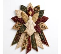 Genérico Festive Quilted Christmas Door Hanging DIY Sewing Kit，Angel