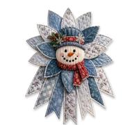 Genérico Festive Quilted Christmas Door Hanging DIY Sewing Kit，Snowman