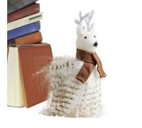 Genérico Festive Reindeer Pendants - Christmas Tree Plush Ornaments | Felt Hanging Decorations for Holiday | Cute Animal Decor for Rereview Mirror Farmhouse Tree, Garden, Party, Winter, Home, Kids