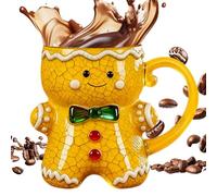 Genérico Festive Resin Mug Set - Christmas Cups for Celebration | 300ml Cute Drinking Mugs, Coffee Tea Beer Milk Use, Party Decor for Bedroom Office School Living Room Holiday Farmhouse