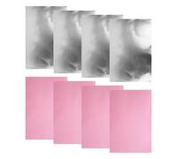 Generico Feuilles De Métal À Gaufrer - Lot De 8 Feuilles Aluminium Double Face 30x20 Cm | pour Bricolage, Artisanat, Gravure, Peinture, Décorations Noël, Anniversaire, Maison, Salle Classe