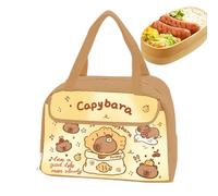 Generico Fiambrera aislada - Térmica para la preparación de comidas, portátil y resistente, elegante recipiente para alimentos | Viajes, senderismo, escuela, oficina, pícnic, niños y niñas