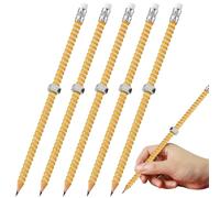 Genérico Fidget Pencil, Silent Fidget Pencil, 0.39x0.39x6.89 Inches Calming Tactile Design and Educational Use, Stress Sensory Writing Toolsl for Kids, Boys, Girls, Men, Women, Adults