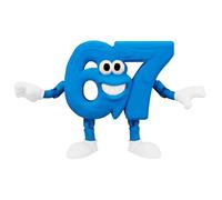 Genérico Figura Brainrot 67 Six Seven Articulada Brainrot Italiano Viral - Hecha en PLA Biodegradable, 10x12x2 cm -Meme Viral Brainrot Italiano Tung Tung Tung Sahur, Tralalero Tralala