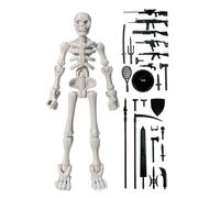 Genérico Figura De Acción del Esqueleto - Figura De Esqueleto Móvil | Ornamento De Escritorio De Halloween De Human Bone Modelo De Halloween