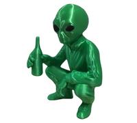 Genérico Figura De Alien,Pequeña Figura Coleccionable De Estatua Extraterrestre | Decoración De Halloween Divertida para Exterior En Jardín Patio Terraza Dormitorio Y Favores De Fiesta
