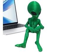 Genérico Figura De Alien,Pequeña Figura Coleccionable De Estatua Extraterrestre - Estatuilla De Jardín Escultóricos Decoración Halloween Divertida para Exterior Patio Salón Jardín