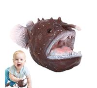 Genérico Figura De Animal Marino - PVC 5.31x1.89x2.28in | Mini Modelo Pescador | Figura De Simulación De Animal En El Océano, Decoración Educativa De Aprendizaje, Coleccionables, Exhibición De Cien