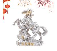 Generico Figura De Caballo - Decoración De Mesa China De Resina 2026 | Estatua De Colección Con Figura Artística Año Del Caballo, Acento Decorativo Para El Hogar, La Habitación Da, El Lugar De