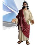 Genérico Figura De Jesucristo | Decoración Religiosa Sagrada con Túnica | Estatua Sagrado Corazón Jesús | para Escritorio Oración Acción De Gracias Cumpleaños Oficina En Casa Salón Dormitorio