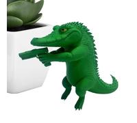 Genérico Figura de Juguete - Decoración de Estatua de Aligátor con Impresión en 3D - Estatua de Animal - para Mesas Escritorios Lugares de Trabajo Apartamentos Estudios Salones Hogares