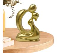 Genérico Figura de Pareja,Escultura Decorativa de Resina para Pareja | Escultura Abstracta Hecha A Mano Decoración Romántica para Mesa Dormitorio Hogar Bodas Y Compromisos