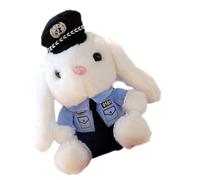 Generico Figura De Peluche Para Oficial De Policía - Cartola De Policía De Dibujos Animados | Linda Policía Osos De Peluca, Decoración De Remolques De Motocicleta | La Habitación De Los Niños Del
