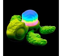 Genérico Figura De Tortuga Marina, Tortugas Que Brillan En La Oscuridad Impresas En 3D, Figuras Articuladas Anti-Estrés para Adultos, Decoración De Escritorio Y Hogar, Regalos De Cumpleaños Y Fiestas
