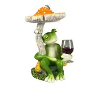 Genérico Figura Rana - Estatuas Artísticas Y Bonitas,Rana de Resina - para Uso En Exterior Escritorio Jardín Oficina Hogar Patio Aire Libre Y También como Regalo para Mujeres