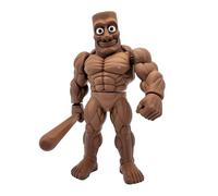 Genérico Figura Tung Tung Tung Sahur Musculado articulada - Brainrot Italian Meme Viral - Tung Tung Tung Saur Mazas - Tun tun tun Saur Cachas Brain Rot Memes Italianos - Tung Tung Tung Saur XL