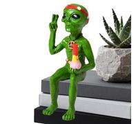 Genérico Figuras Alienígenas | de Mesa de Resina - Juguete de Alienígena - para Salpicadero, Interior, Exterior, Jardin, Halloween