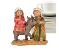 Genérico Figuras Católicas - Navideños de Resina José María Estilo Cartoon,Esculturas Religiosas Católicas Figuritas Cristianas para Decoración De Hogar Mesa,Figuras Decorativas