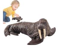 Generico Figuras de animales polares, figuras de animales de invierno | Walrus realistas estatuas en miniatura,Model Scenery Kit Science Education Cognition Ornaments, for Kids Boys Girls
