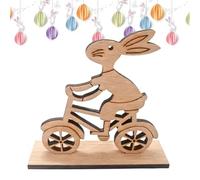 Genérico Figuras De Conejo | Decoración de Hogar de Madera para Pascua | Decorativos de Conejos para Fiestas - para Dormitorio Oficina Tiendas Entrada Pasillo Estante Gabinetes Alféizar Porche Jardín