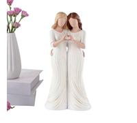 Genérico Figuras De Hermanas para Mujeres - De Resina Esculpida con Significado Y Belleza Exquisita - Estatuilla de Figuras de Hermanas y Amigas para Decoración - para Mujeres Ninas Madre Hija