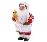 Genérico Figuras de Papá Noel, muñeco de Peluche de Papá Noel de pie, Juguetes de Peluche de Sentado de pie, Figuras coleccionables del Festival, Figura Tradicional navideña de para Regalos