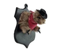 Generico Figuras de pared de Cowboy Squirrel - Retro Simulated Animal Statue, Creative Decorative Design, Lightweight Build, Artistic Display Piece | Children's Room, Living Room, Bedroom, Home Wall