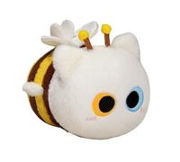 Genérico Figuras De Peluche | Gato Abeja De Peluche Suave - Almohadas Suaves para Niños Y Niñas Decoración Habitación Sofá Coche Cumpleaños San Valentín