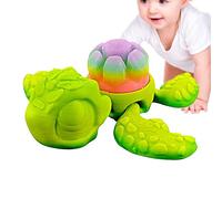 Genérico Figuras De Tortugas | Tortugas Que Brillan En La Oscuridad Impresas En 3D - Juguetes Anti estrés Impresos En 3D para Decoración del Hogar, Fiestas De Cumpleaños Y Regalos Originales