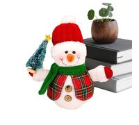 Generico Figuras navideñas - Centro de mesa con iluminación del muñeco de nieve - Decoración navideña para la casa | para la de invierno casa escritorio interior comedor mesa