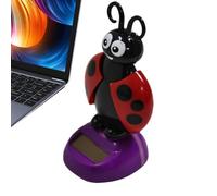 Genérico Figuras para Salpicadero | Pequeño Animal Solar Que Se Mueve Vibrando | Figuras Divertidas de Animales para Decoración,para Sedán, SUV, Vehículo, Viajes, Ruta, Regalos de